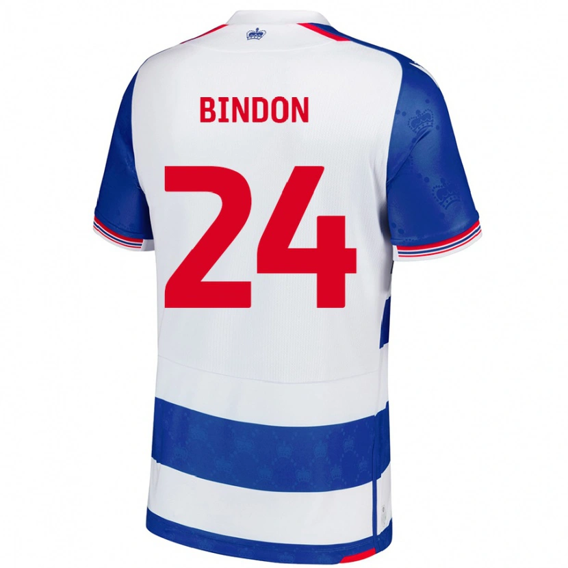 Danxen Kinder Tyler Bindon #24 Blau Weiß Heimtrikot Trikot 2024/25 T-Shirt