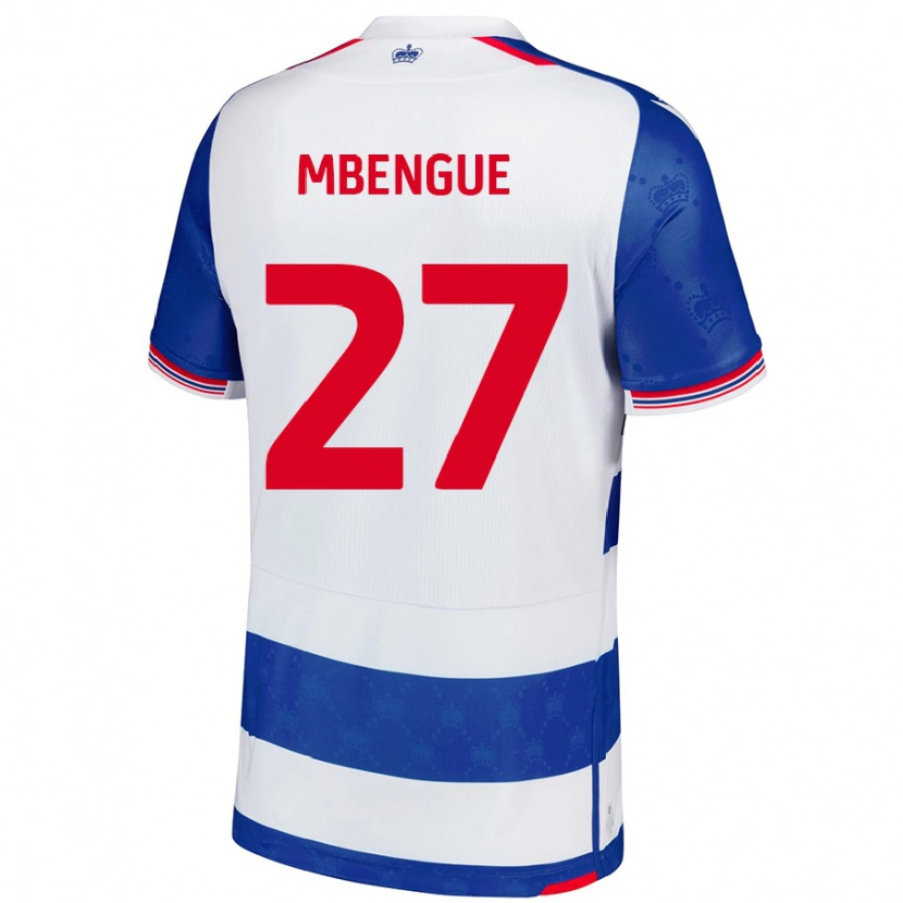 Danxen Kinder Amadou Salif Mbengue #27 Blau Weiß Heimtrikot Trikot 2024/25 T-Shirt