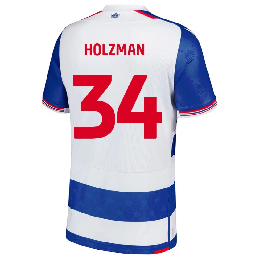 Danxen Kinder Louie Holzman #34 Blau Weiß Heimtrikot Trikot 2024/25 T-Shirt