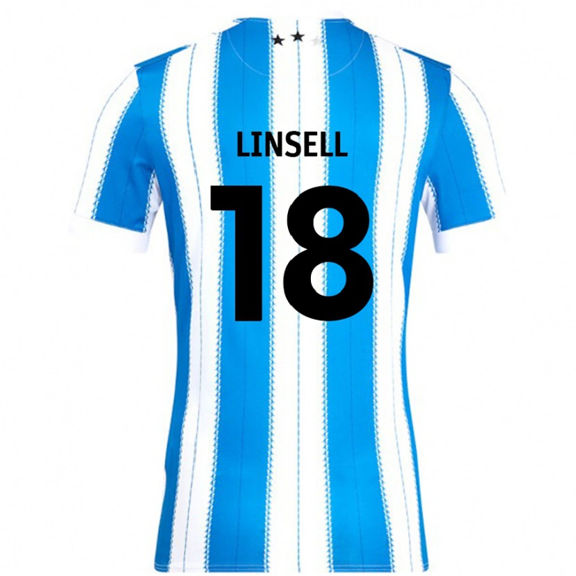 Danxen Kinder Alice Linsell #18 Blau Weiß Heimtrikot Trikot 2024/25 T-Shirt