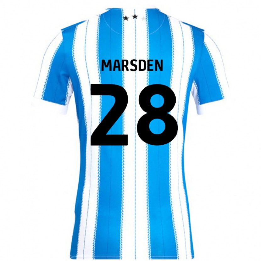 Danxen Kinder Brooke Marsden #28 Blau Weiß Heimtrikot Trikot 2024/25 T-Shirt