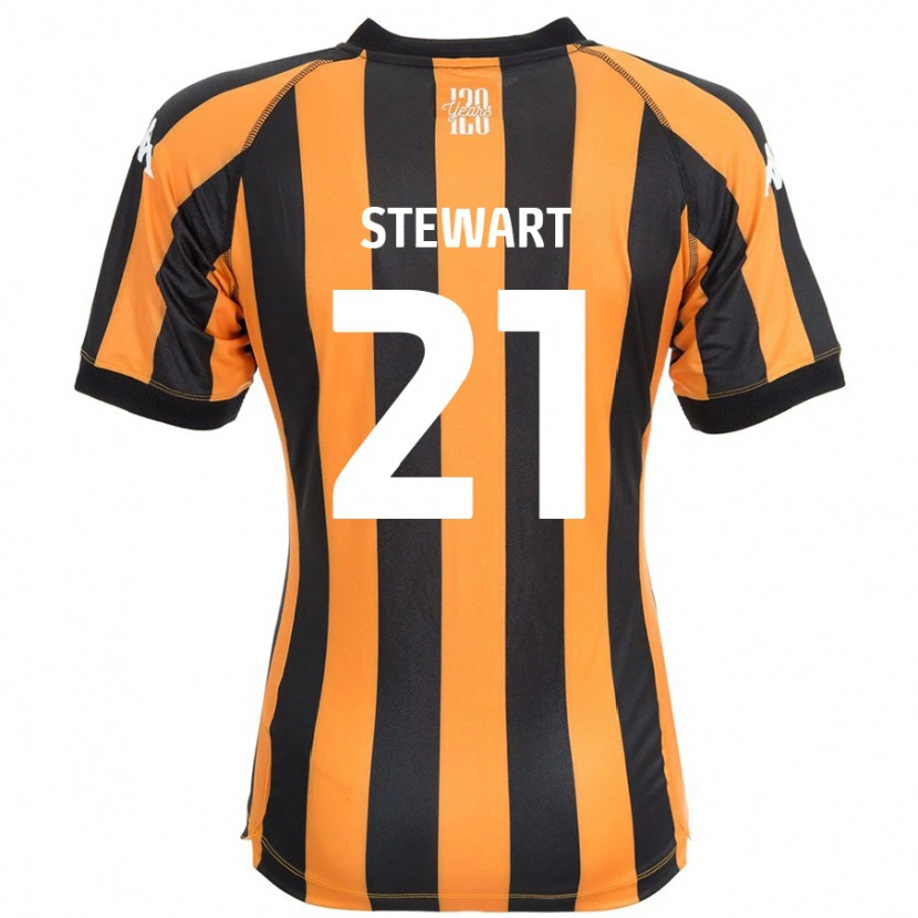 Danxen Kinder Alice Stewart #21 Schwarz Bernstein Heimtrikot Trikot 2024/25 T-Shirt