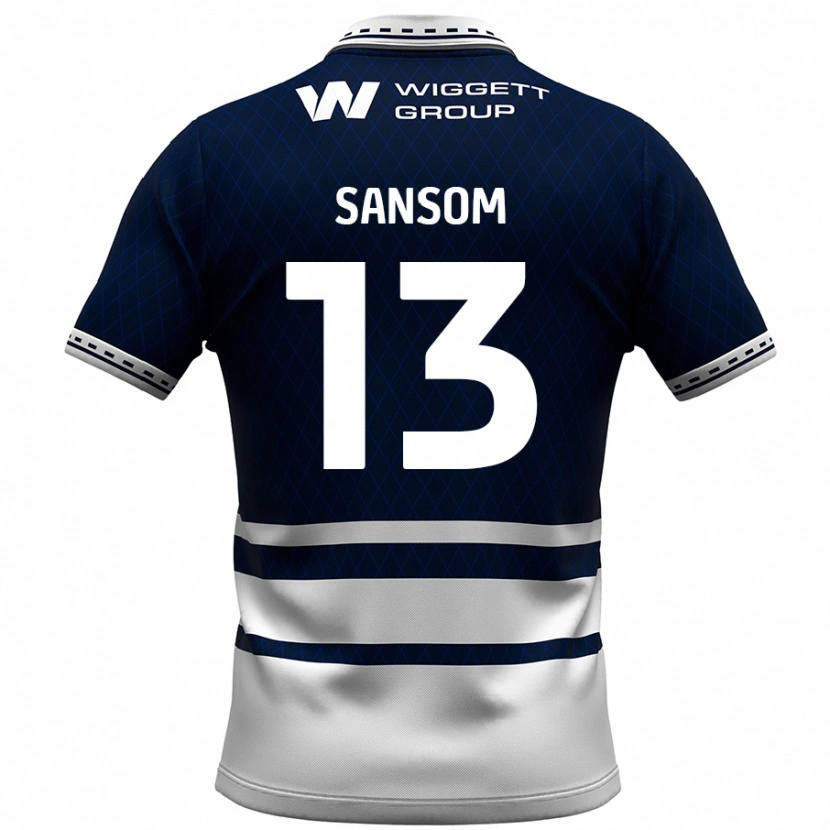 Danxen Kinder Chloe Sansom #13 Marineblau Weiß Heimtrikot Trikot 2024/25 T-Shirt