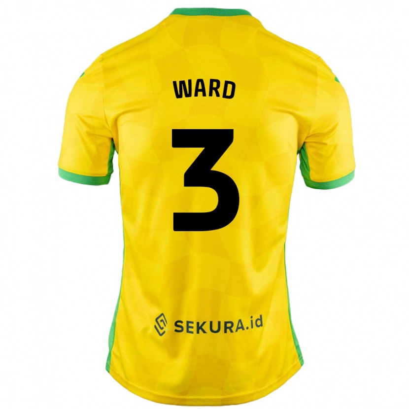 Danxen Kinder Summer Ward #3 Gelb Grün Heimtrikot Trikot 2024/25 T-Shirt