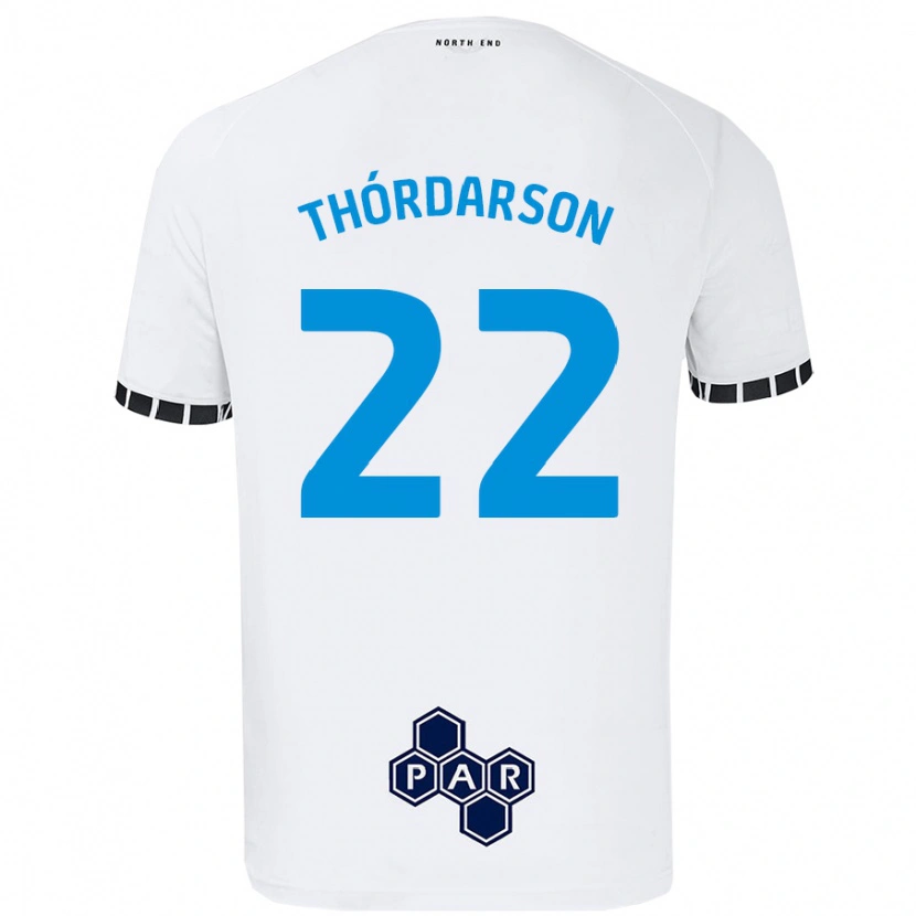 Danxen Kinder Stefán Teitur Thórdarson #22 Weiß Heimtrikot Trikot 2024/25 T-Shirt