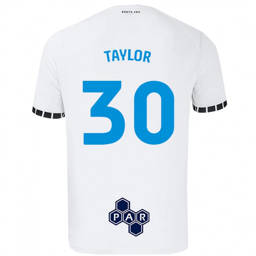 Danxen Kinder Kian Taylor #30 Weiß Heimtrikot Trikot 2024/25 T-Shirt