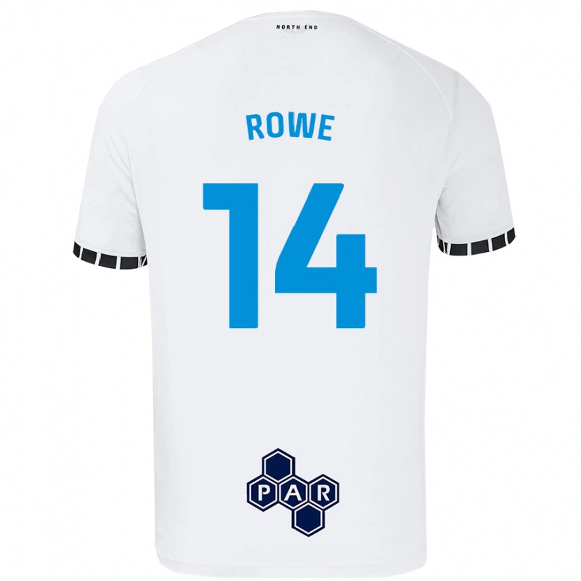 Danxen Kinder Sasha Rowe #14 Weiß Heimtrikot Trikot 2024/25 T-Shirt