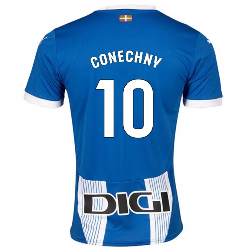 Danxen Kinder Tomás Conechny #10 Blau Heimtrikot Trikot 2024/25 T-Shirt