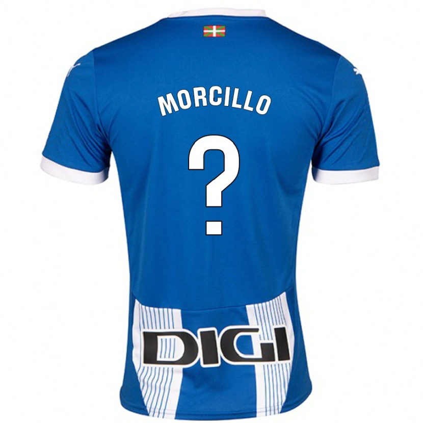 Danxen Kinder Diego Morcillo #0 Blau Heimtrikot Trikot 2024/25 T-Shirt