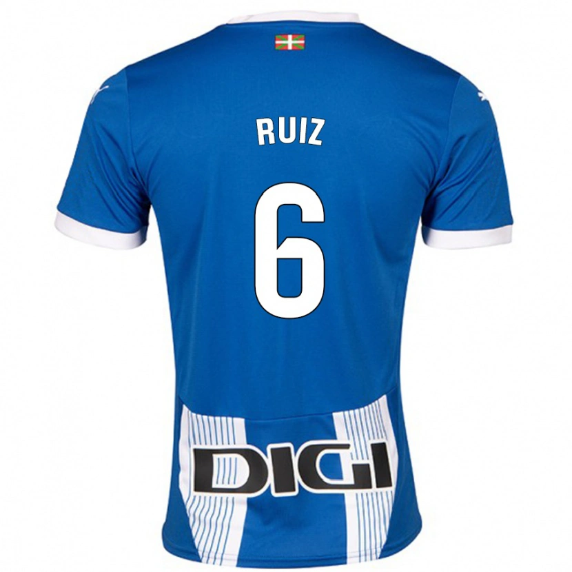 Danxen Kinder Markel Ruiz #6 Blau Heimtrikot Trikot 2024/25 T-Shirt