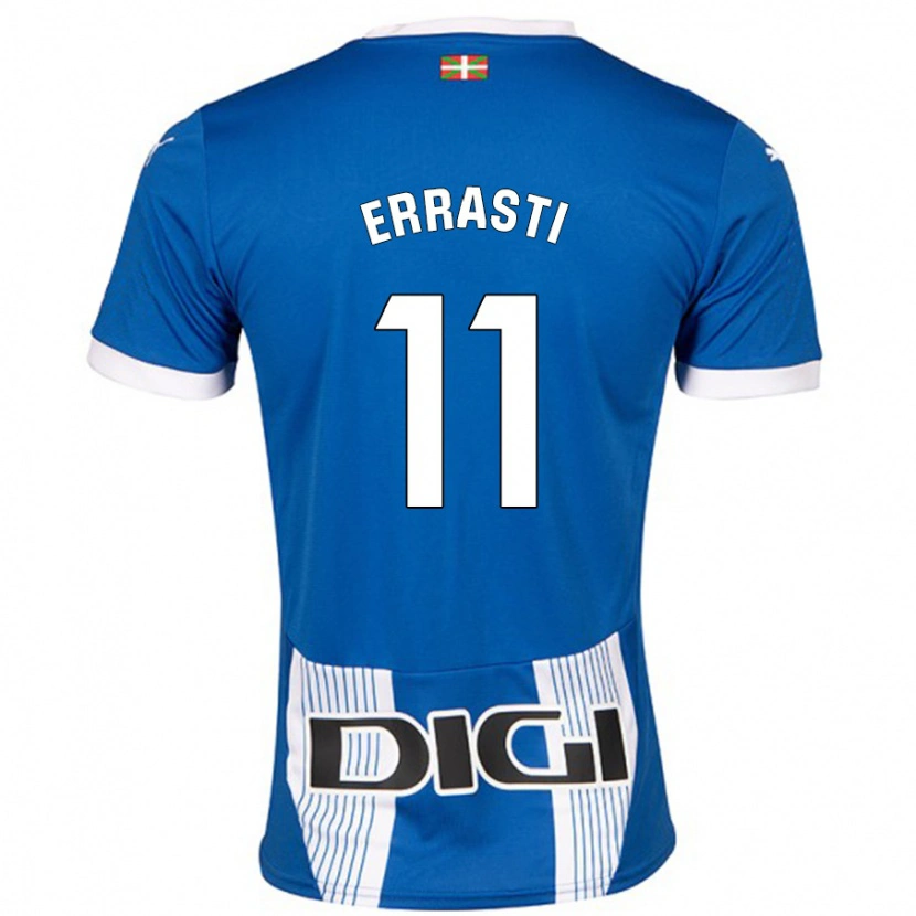 Danxen Kinder Elene Errasti #11 Blau Heimtrikot Trikot 2024/25 T-Shirt