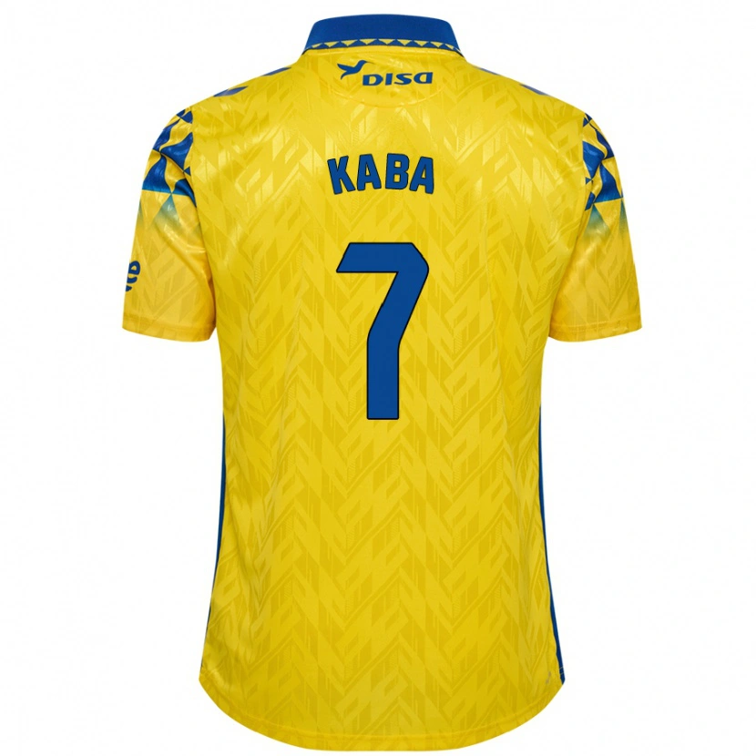 Danxen Kinder Sory Kaba #7 Gelb Blau Heimtrikot Trikot 2024/25 T-Shirt