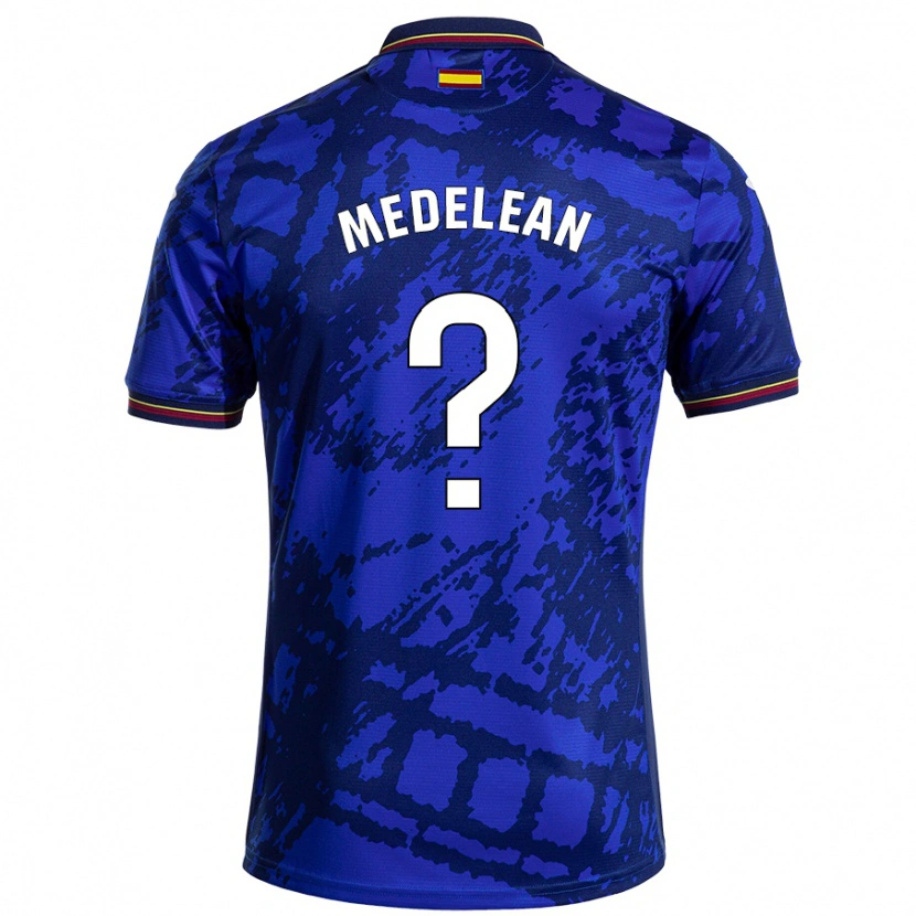 Danxen Kinder Valentin Medelean #0 Dunkleres Blau Heimtrikot Trikot 2024/25 T-Shirt