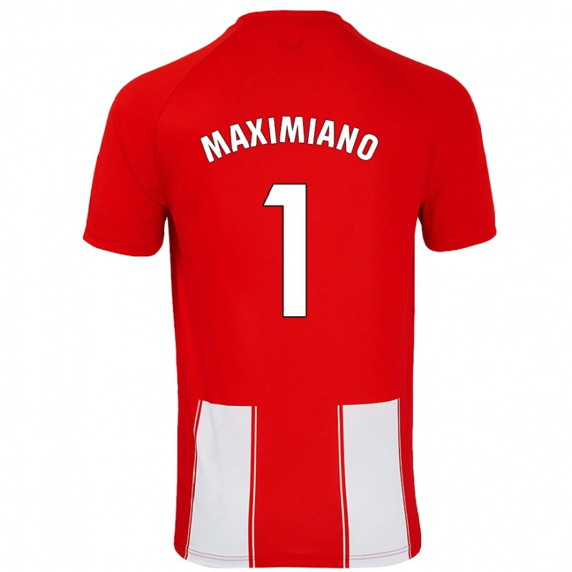 Danxen Kinder Luís Maximiano #1 Rot Weiß Heimtrikot Trikot 2024/25 T-Shirt