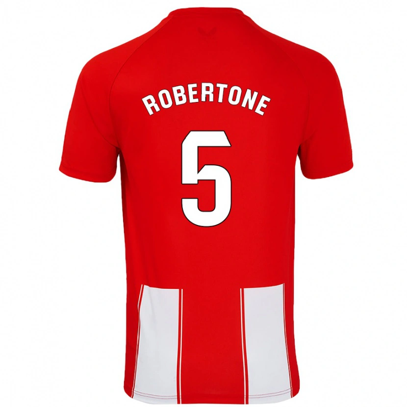 Danxen Kinder Lucas Robertone #5 Rot Weiß Heimtrikot Trikot 2024/25 T-Shirt