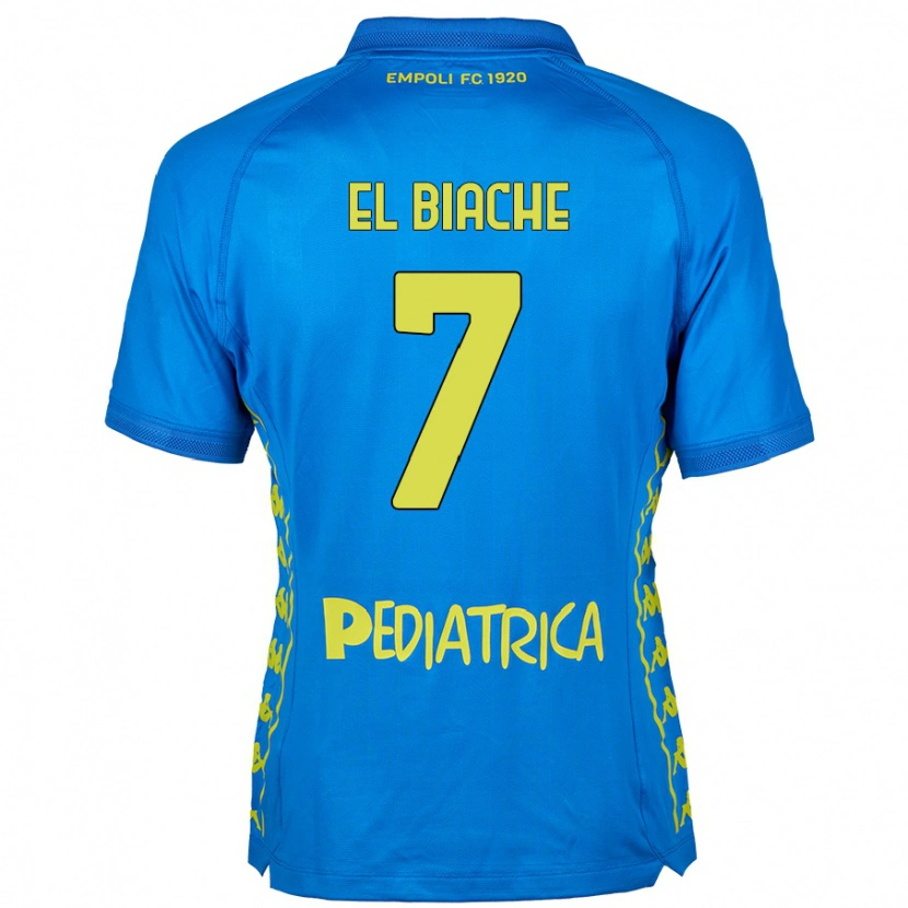 Danxen Kinder Noah El Biache #7 Blau Heimtrikot Trikot 2024/25 T-Shirt