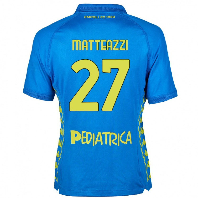 Danxen Kinder Ernesto Matteazzi #27 Blau Heimtrikot Trikot 2024/25 T-Shirt