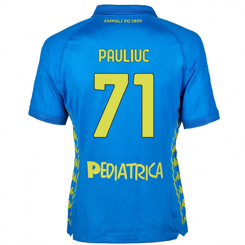 Danxen Kinder Nicolò Pauliuc #71 Blau Heimtrikot Trikot 2024/25 T-Shirt