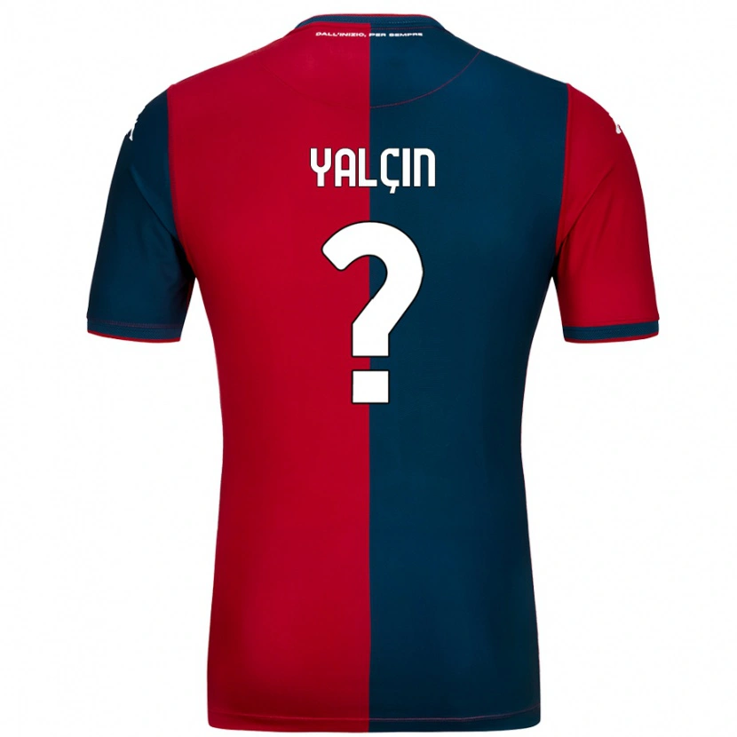 Danxen Kinder Güven Yalçın #0 Rot Dunkelblau Heimtrikot Trikot 2024/25 T-Shirt