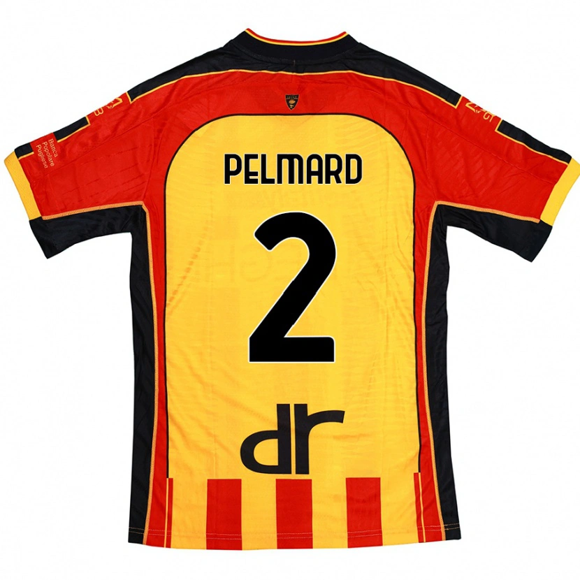 Danxen Kinder Andy Pelmard #2 Gelb Rot Heimtrikot Trikot 2024/25 T-Shirt