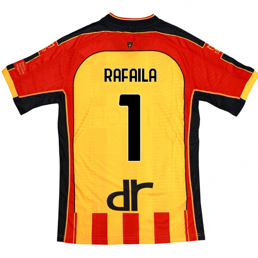 Danxen Kinder Vlad Răfăilă #1 Gelb Rot Heimtrikot Trikot 2024/25 T-Shirt