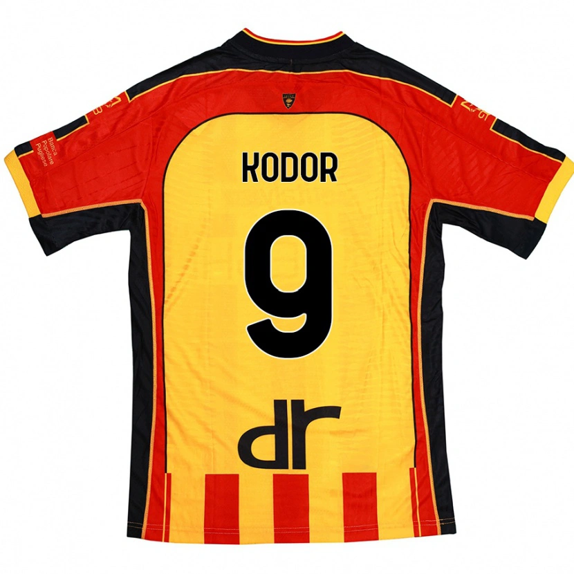 Danxen Kinder Jason Kodor #9 Gelb Rot Heimtrikot Trikot 2024/25 T-Shirt