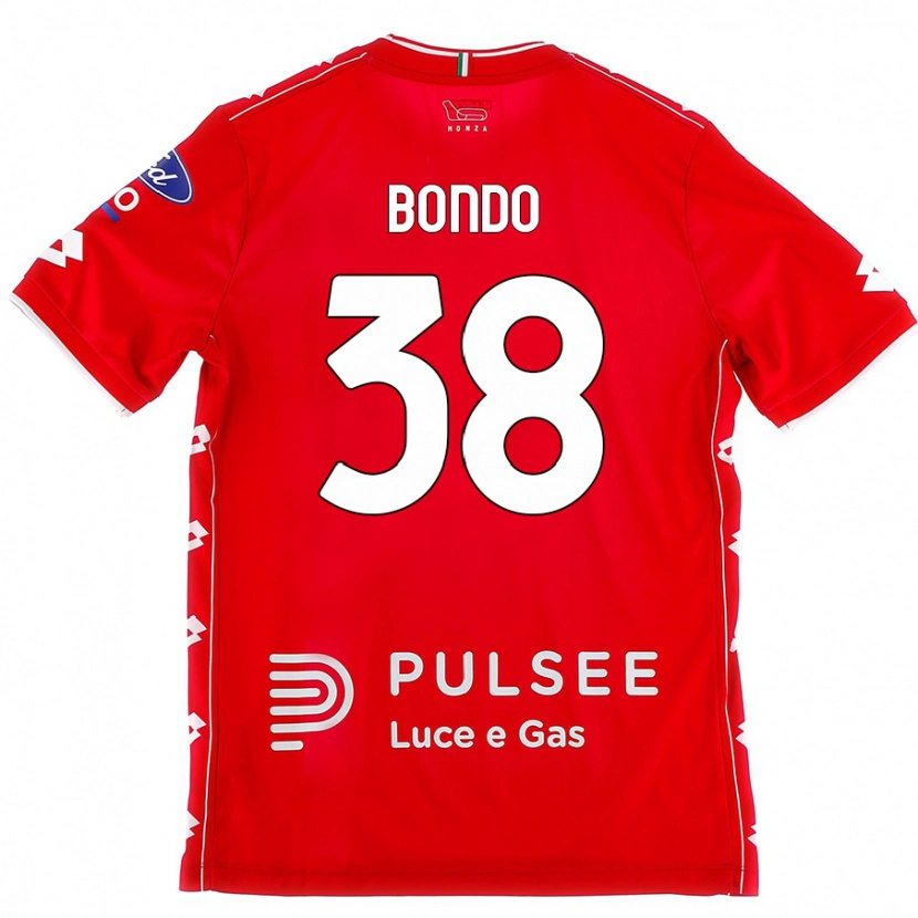 Danxen Kinder Warren Bondo #38 Rot Weiß Heimtrikot Trikot 2024/25 T-Shirt