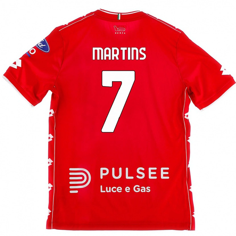 Danxen Kinder Kevin Martins #7 Rot Weiß Heimtrikot Trikot 2024/25 T-Shirt