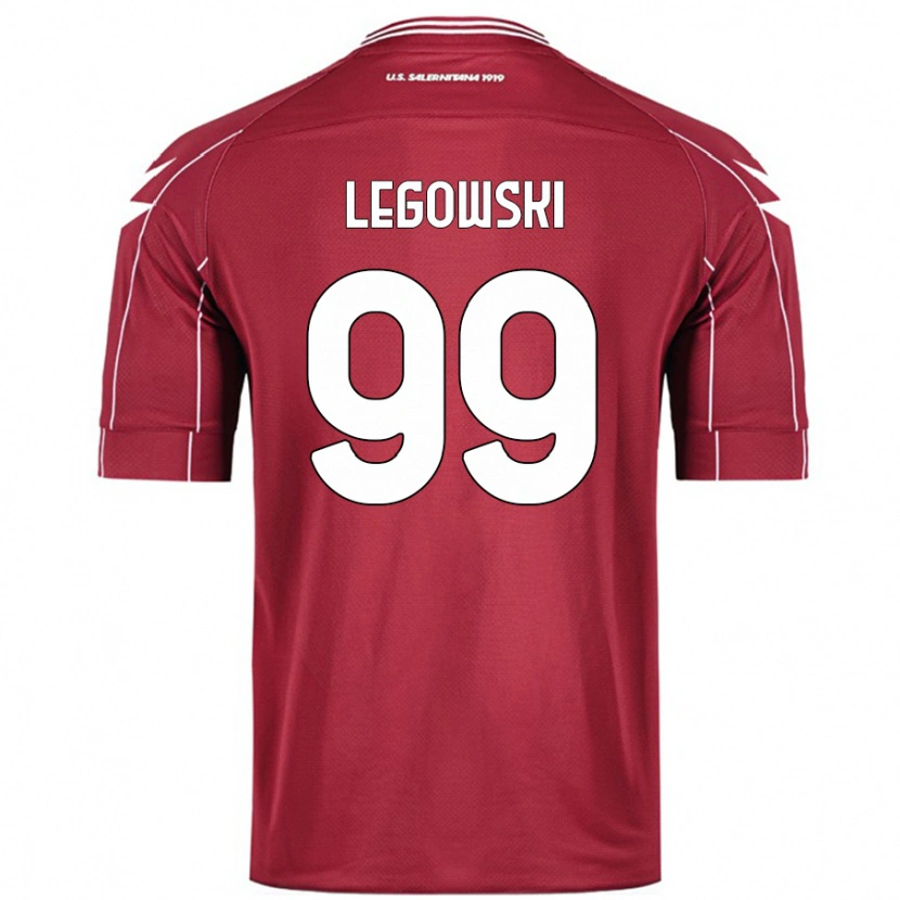 Danxen Kinder Mateusz Legowski #99 Burgundrot Heimtrikot Trikot 2024/25 T-Shirt