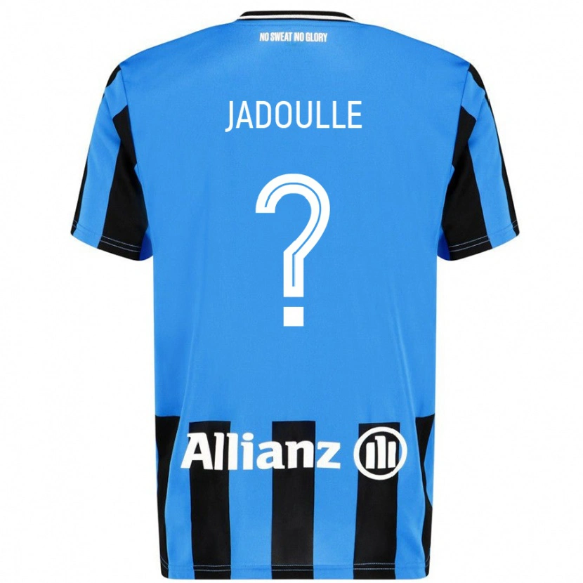 Danxen Kinder Romane Jadoulle #0 Himmelblau Schwarz Heimtrikot Trikot 2024/25 T-Shirt