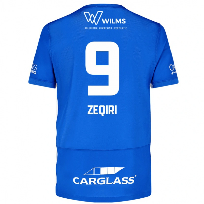 Danxen Kinder Andi Zeqiri #9 Blau Heimtrikot Trikot 2024/25 T-Shirt