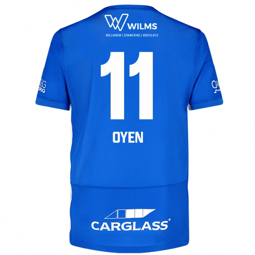 Danxen Kinder Luca Oyen #11 Blau Heimtrikot Trikot 2024/25 T-Shirt