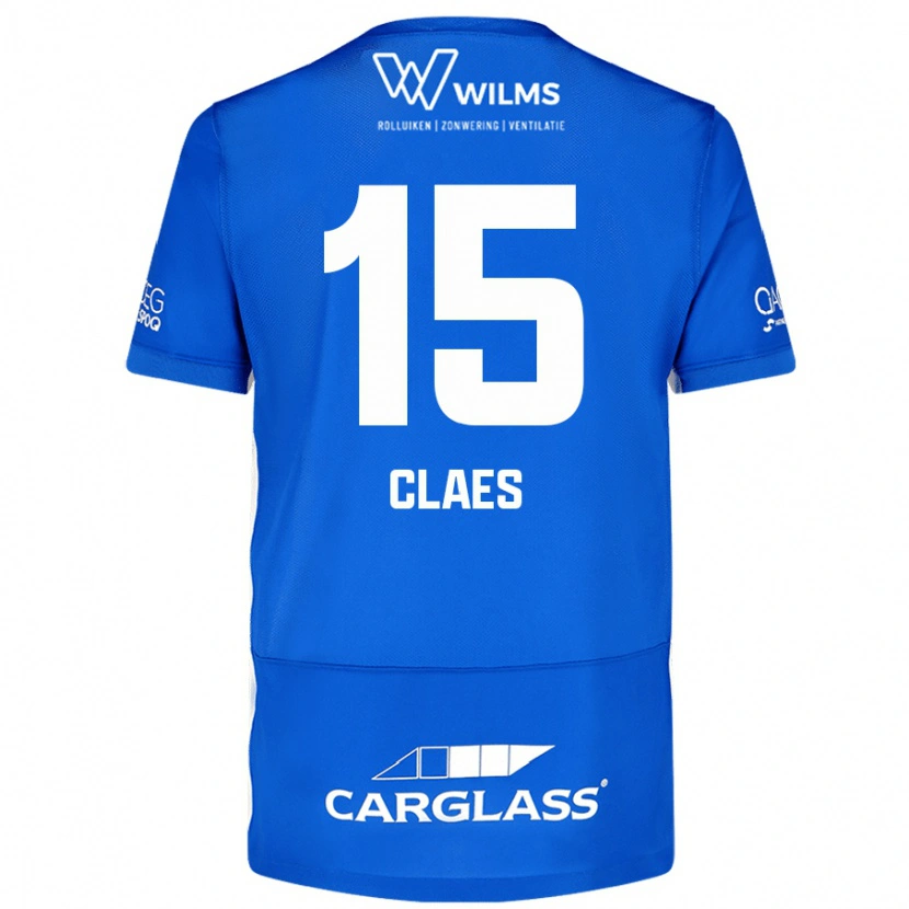 Danxen Kinder Thomas Claes #15 Blau Heimtrikot Trikot 2024/25 T-Shirt
