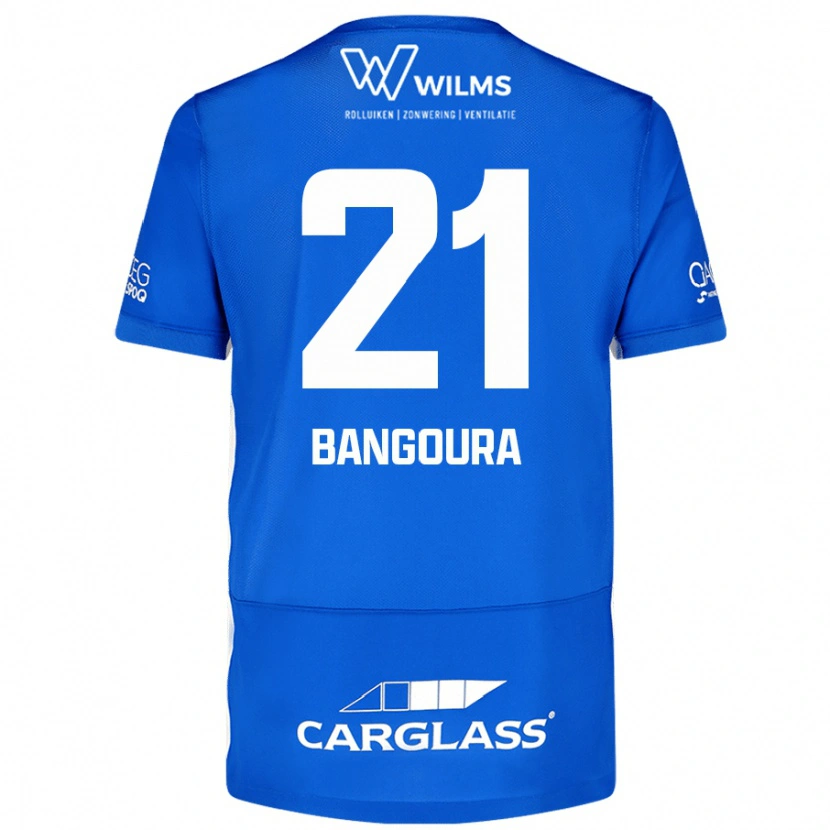 Danxen Kinder Ibrahima Sory Bangoura #21 Blau Heimtrikot Trikot 2024/25 T-Shirt
