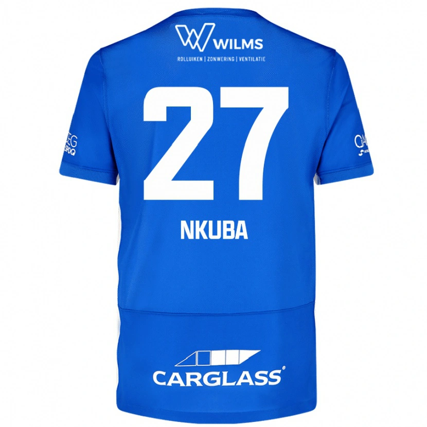 Danxen Kinder Ken Nkuba #27 Blau Heimtrikot Trikot 2024/25 T-Shirt