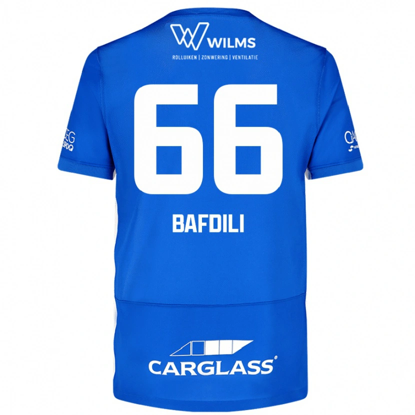 Danxen Kinder Zaïd Bafdili #66 Blau Heimtrikot Trikot 2024/25 T-Shirt