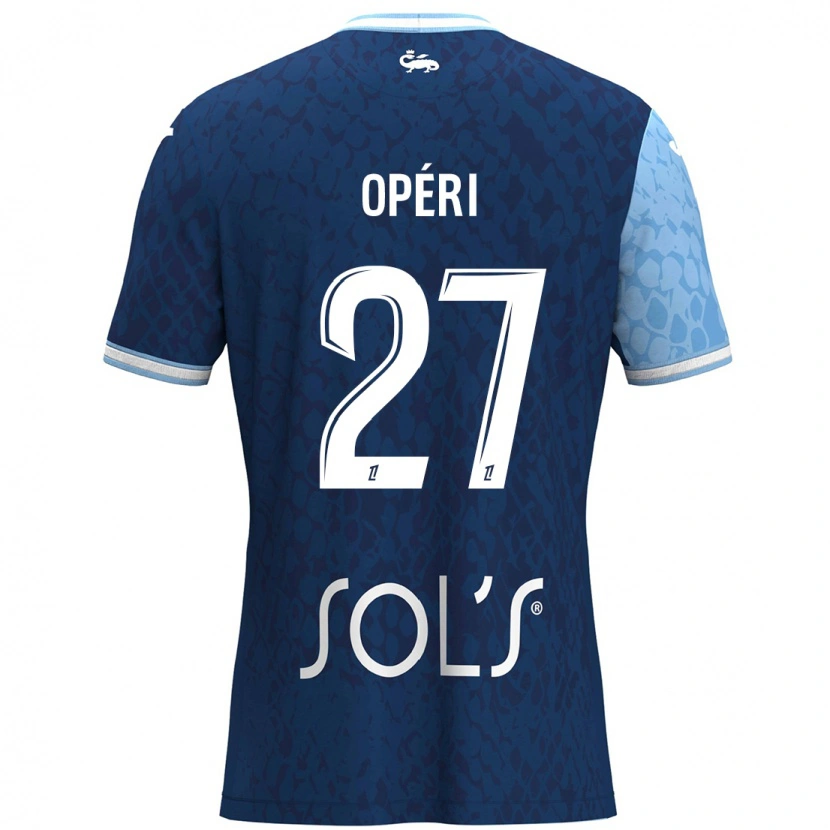 Danxen Kinder Christopher Operi #27 Himmelblau Dunkelblau Heimtrikot Trikot 2024/25 T-Shirt
