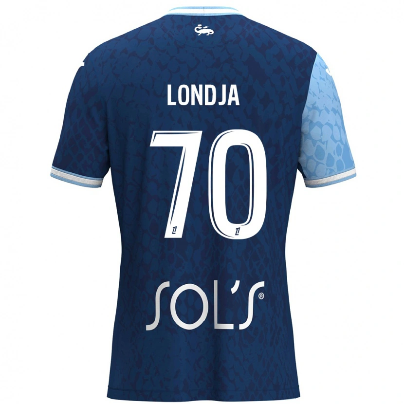 Danxen Kinder Ruben Londja #70 Himmelblau Dunkelblau Heimtrikot Trikot 2024/25 T-Shirt