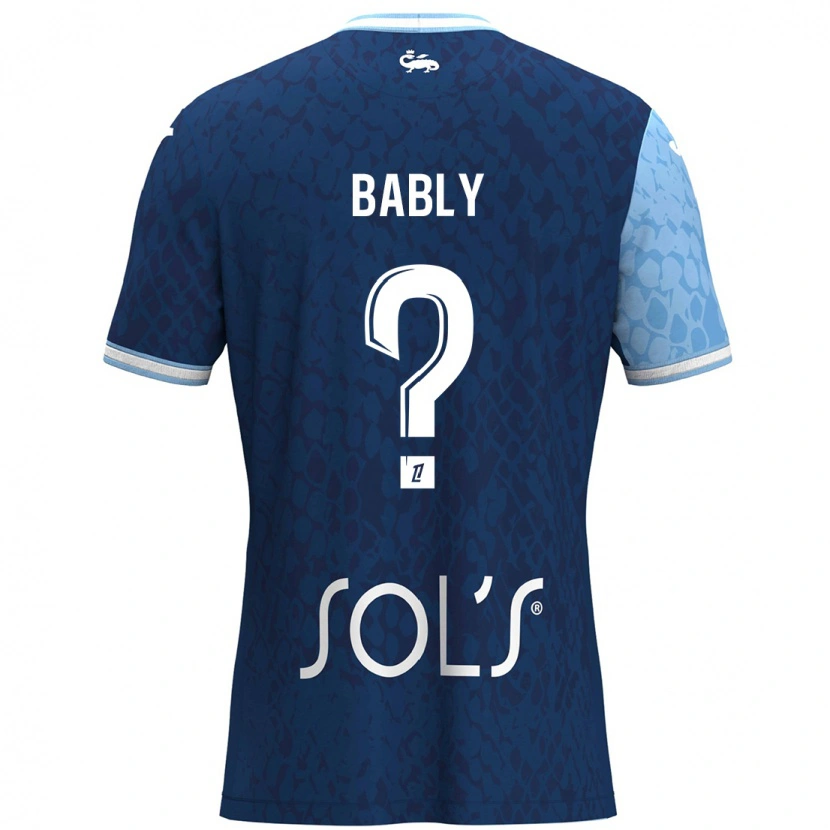 Danxen Kinder Emmanuel Bably #0 Himmelblau Dunkelblau Heimtrikot Trikot 2024/25 T-Shirt