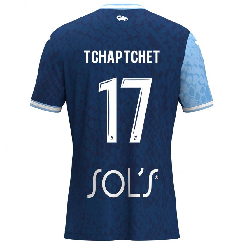 Danxen Kinder Chanel Tchaptchet #17 Himmelblau Dunkelblau Heimtrikot Trikot 2024/25 T-Shirt