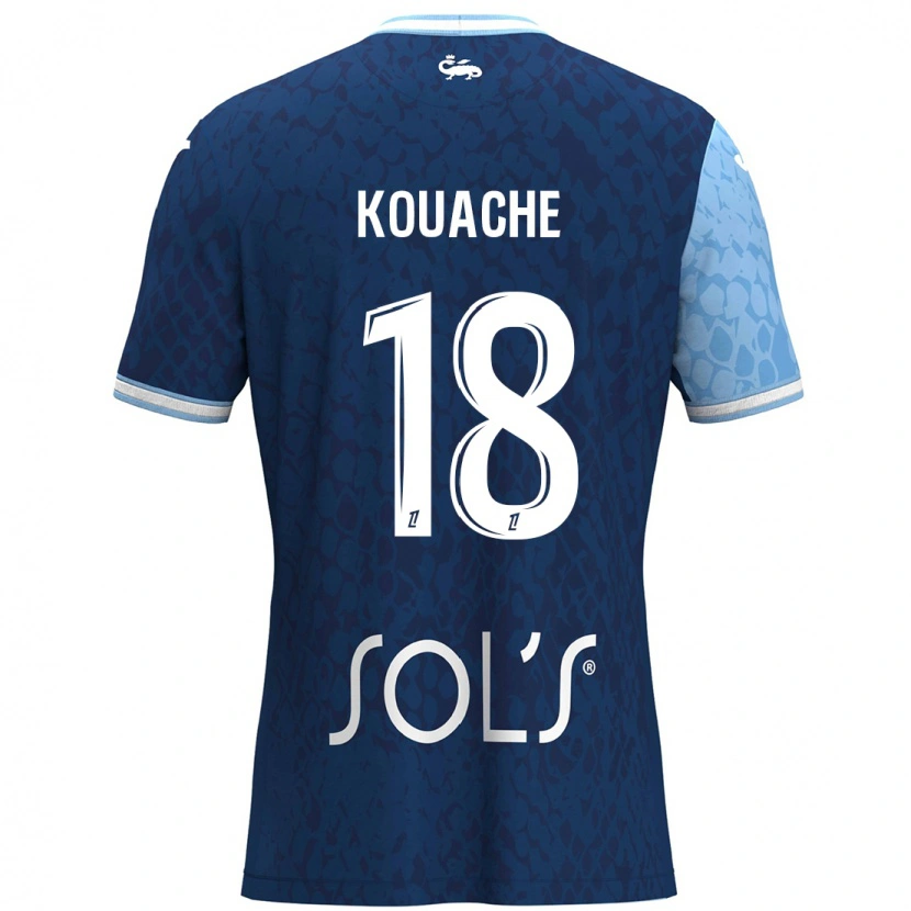 Danxen Kinder Éva Kouache #18 Himmelblau Dunkelblau Heimtrikot Trikot 2024/25 T-Shirt