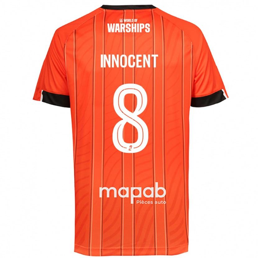 Danxen Kinder Bonke Innocent #8 Orange Heimtrikot Trikot 2024/25 T-Shirt