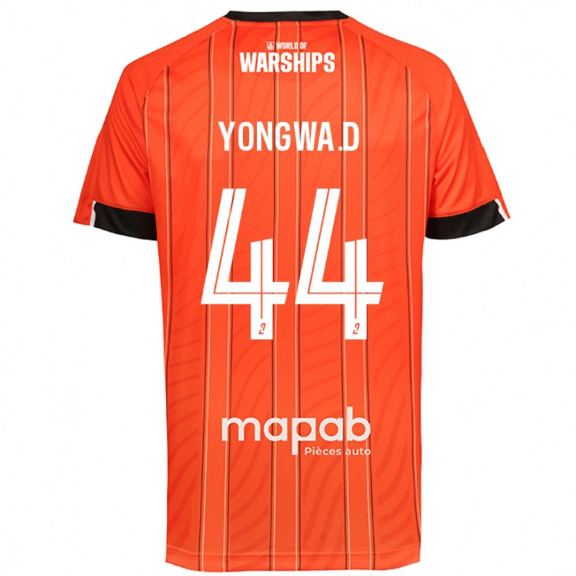 Danxen Kinder Darlin Yongwa #44 Orange Heimtrikot Trikot 2024/25 T-Shirt