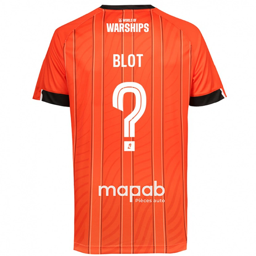 Danxen Kinder Enzo Blot #0 Orange Heimtrikot Trikot 2024/25 T-Shirt