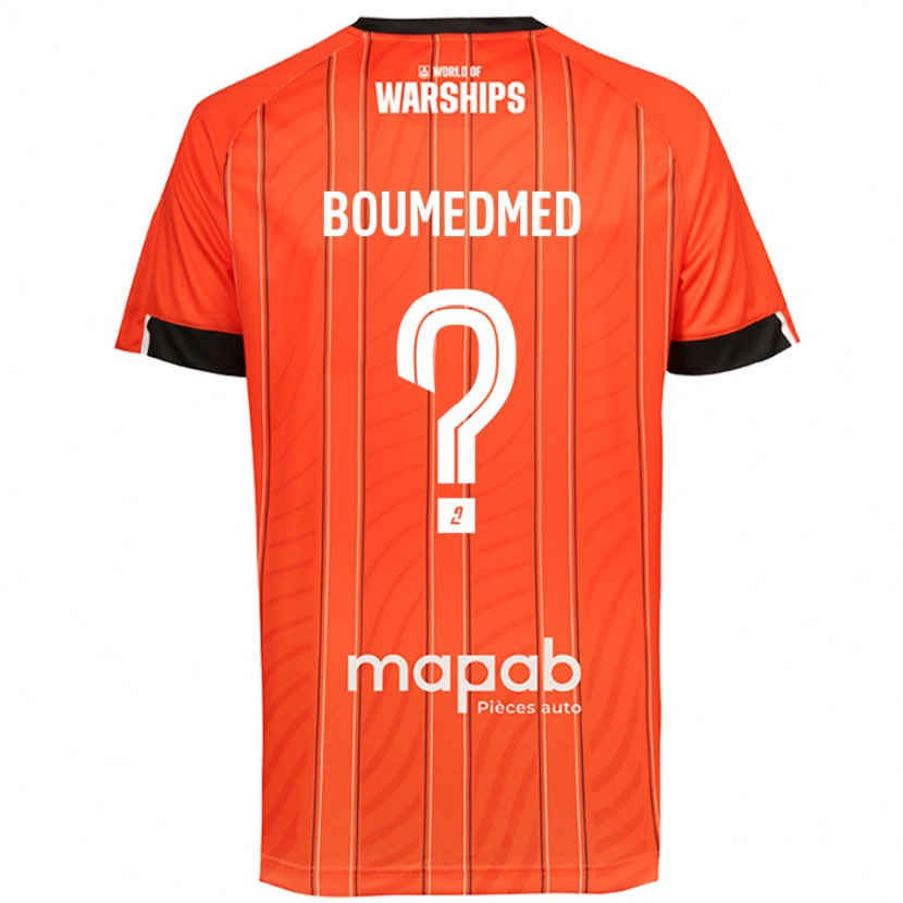 Danxen Kinder Kamil Boumedmed #0 Orange Heimtrikot Trikot 2024/25 T-Shirt