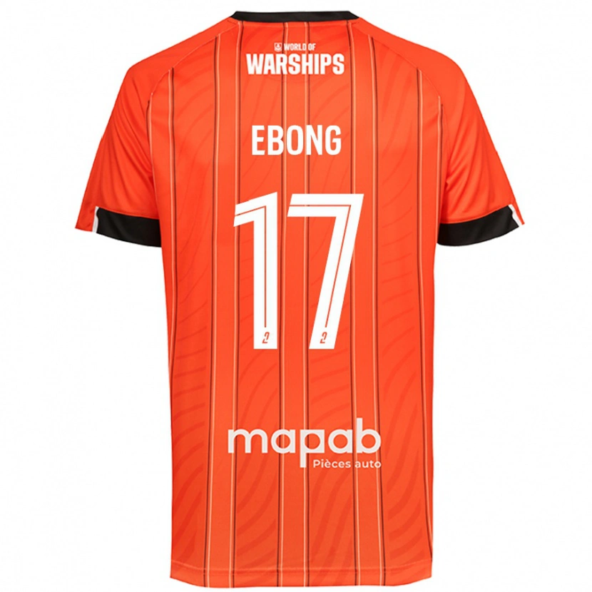 Danxen Kinder Arthur Ebong #17 Orange Heimtrikot Trikot 2024/25 T-Shirt
