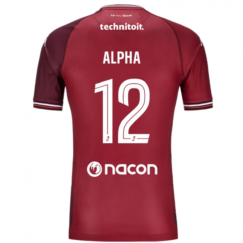 Danxen Kinder Alpha Touré #12 Rot Granata Heimtrikot Trikot 2024/25 T-Shirt