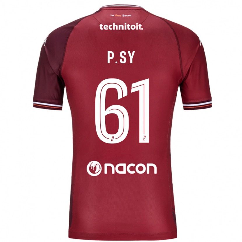 Danxen Kinder Pape Sy #61 Rot Granata Heimtrikot Trikot 2024/25 T-Shirt
