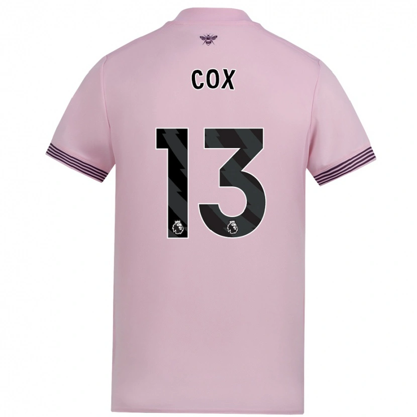 Danxen Kinder Matthew Cox #13 Rosa Auswärtstrikot Trikot 2024/25 T-Shirt