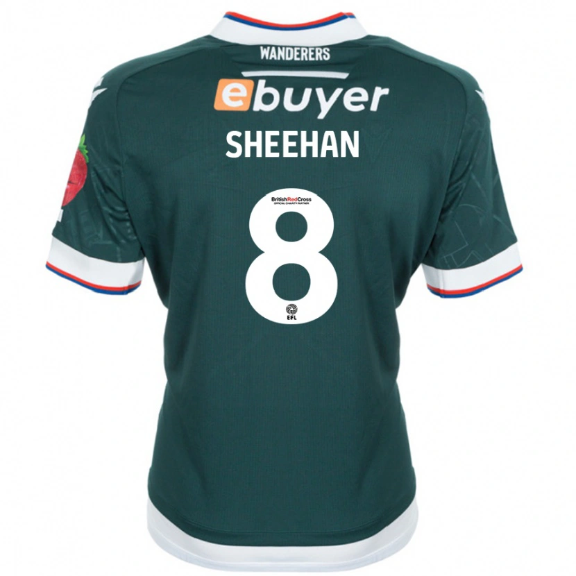 Danxen Kinder Josh Sheehan #8 Dunkelgrün Auswärtstrikot Trikot 2024/25 T-Shirt